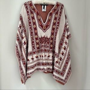 BCBG Patterned Sweater Tunic